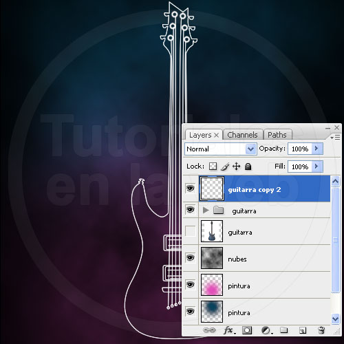 Guitarra Photoshop