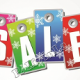 Stock Vector – Christmas Sale Tags