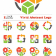 Vivid Abstract Logo Vector