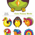 Vectors – Cute Funny Birds