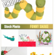 Funny snake – Stock Photo
