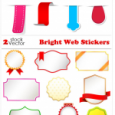 Vectors – Bright Web Stickers