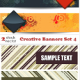 Vectors – Creative Banners Set 4