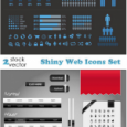 Vectors – Shiny Web Icons Set
