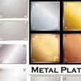 Vectores Metal Plates Placas Metalicas