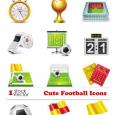 Vectores Football Icons Iconos Futbol