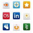 Vectores Social Media Icons Iconos Redes Sociales