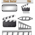 Stock de Vectores de cine