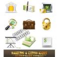 Vectores Banking Icons Iconos de Banco
