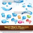 Vectores Water Drops Gotas de Agua