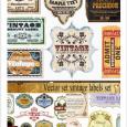 Vector set vintage labels set – Vectores de etiquetas