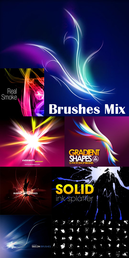 Photoshop Brushes Mix 