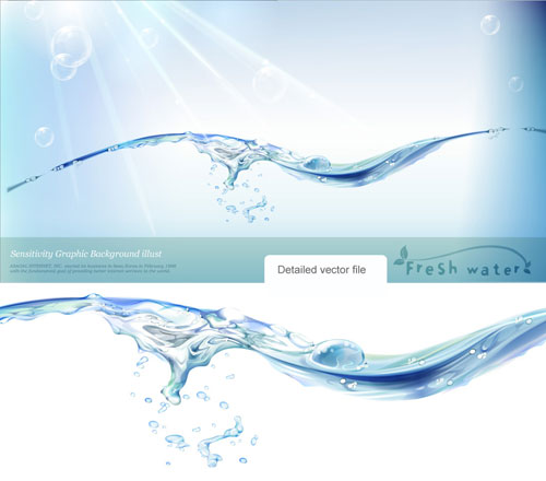 Water Splash vector - Splash de Agua