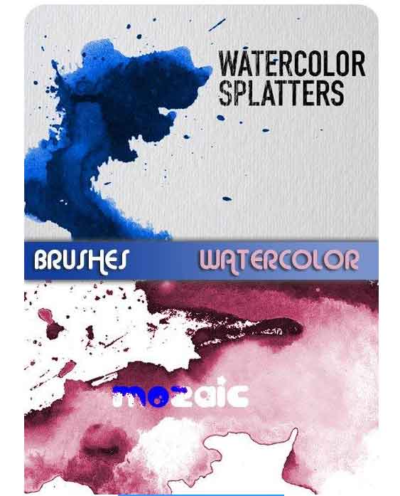 water-color-splatters