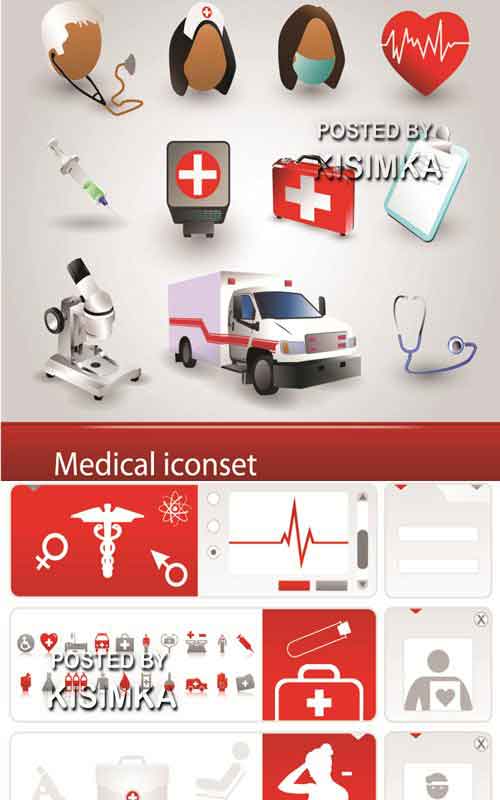 Vectores Medical Icons Iconos Medicos