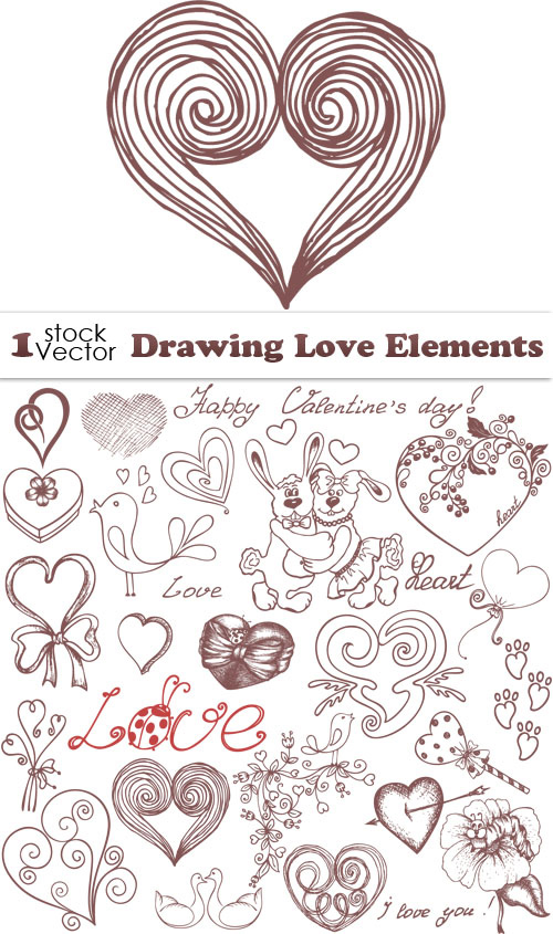 Elementos de dibujo: Amor