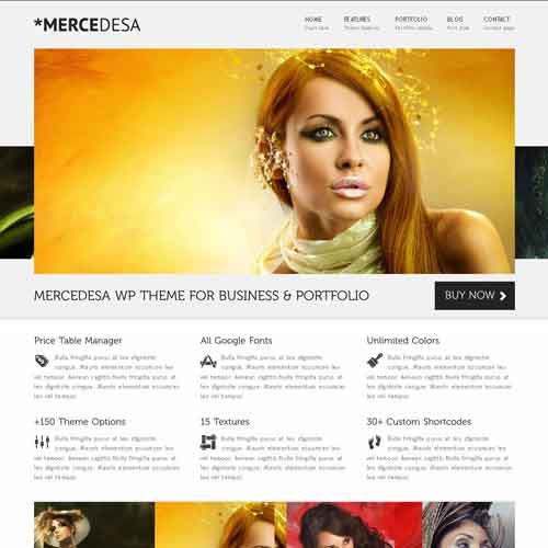Templates WordPress Mercedesa