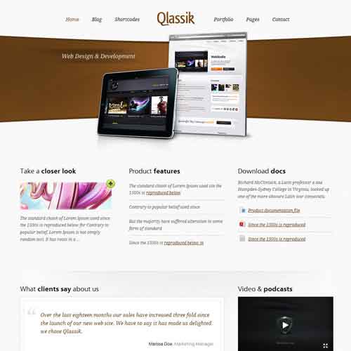 Templates WordPress Qlassik