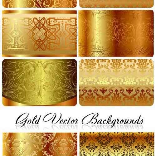 Vectores Gold Backgrounds Fondos Dorados