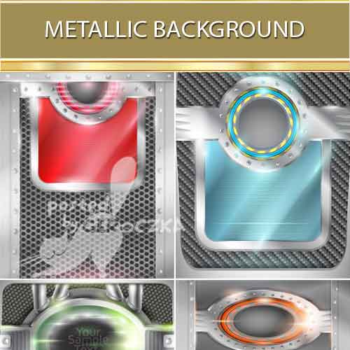 Vectores Metallic Background Fondos Metálicos